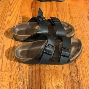 Birkenstock’s!! So Comfy Great Everyday shoe!